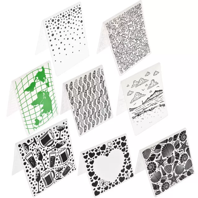 1X Kunststoff Prägefolder Schablone Vorlage DIY Karten Einklebebuch Craft Making