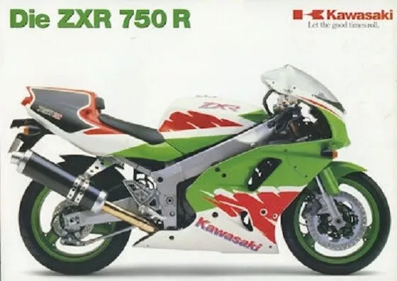 Kawasaki ZXR 750R Werkstatthandbuch Reparaturanleitung Deutsch auf CD