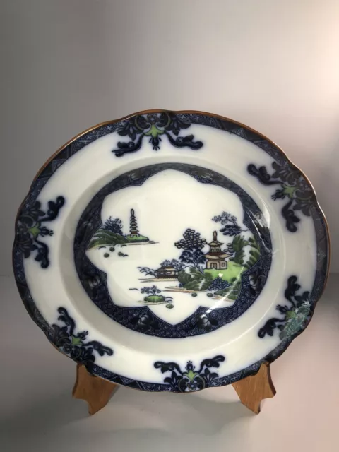 Antique COPELAND SPODE  Large Decorative Soup Bowl - Landscape Pattern