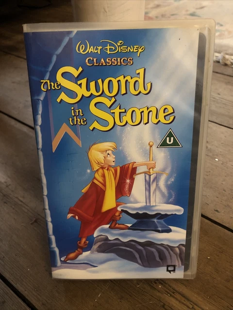 THE SWORD IN the Stone - Walt Disney - PAL VHS Video Tape Vintage VG++
