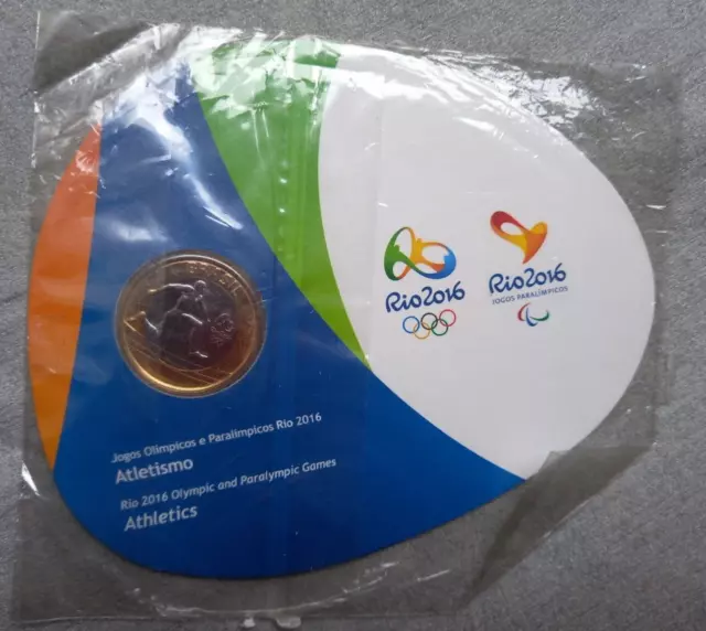 Brazil  Coin  Rio de Janeiro Olympic Games 2016 - Blisters - Athletics - 2014