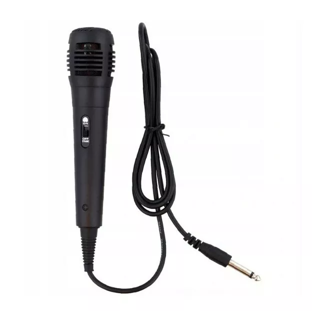 Micro Karaoké Avec Cable Microphone Enceintes Karaoke Jack 6.35