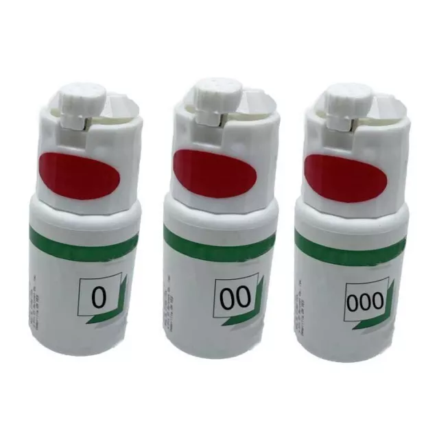 3 Bottles Dental Gingival Retraction Plain Knitted Cotton Cord Packing 0/00/000