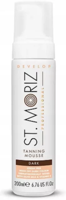 St Moritz Professional Autobronzant Mousse Mist Bronzer Medium Fast Tan Mus