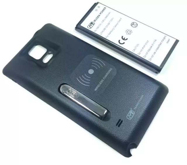 Mugen Power Extended Life Battery 6640mAh&Door For Samsung Galaxy Note 4 IV N910