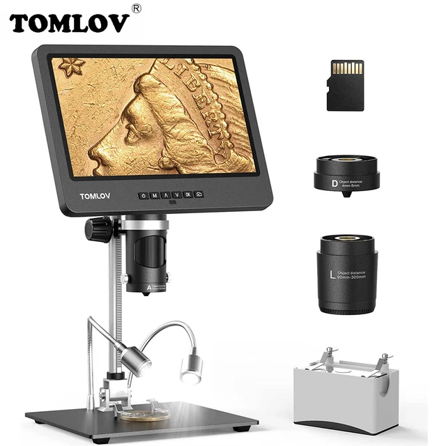 DIGITAL MICROSCOPE HDMI Microscope 10.1" Soldering Coin Microscope