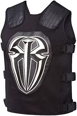 Roman Reigns Tactical Replica Vest Superman Punch Glove Costume-Onyx Black 2