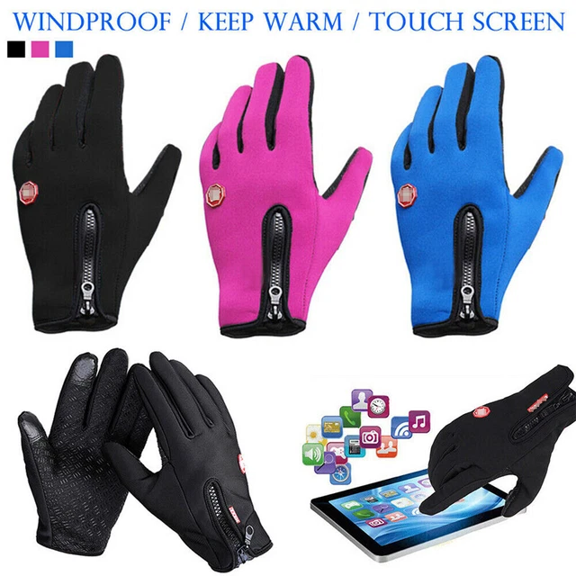 Windproof Winter Warm Gloves Skiing Snowboarding Sports Thermal Mittens Non-slip