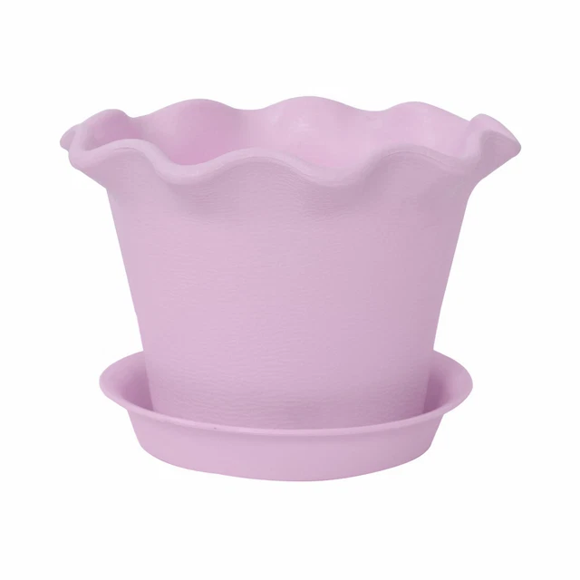 Bureau accueil pétales plastique Semoir Plante Pot Fleur porte-Bac violet