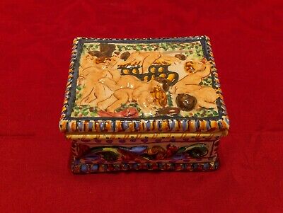 scatola soprammobile vintage Capodimonte 