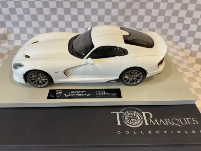 1/18 Top Marques Bbr Top 15C Dodge Viper Srt White