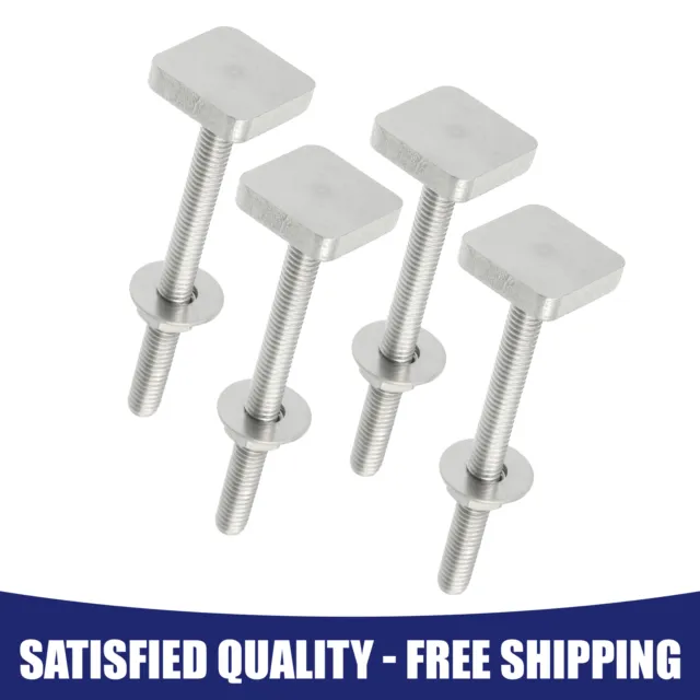 Roof Rack T Shaped Slot Bolt M6 W/ Nut Washer T Shaped Bolts Universal Item of 4