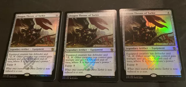 Dragon Throne of Tarkir 1x FOIL MTG KTK Khans of Tarkir Rare MINT artifact