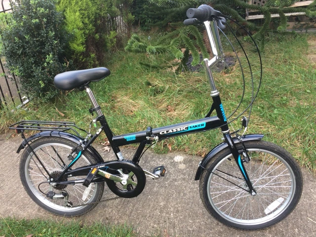CLASSIC SAKER VENTURE Series Folding Bicycle PicClick UK