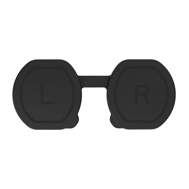 Eyewear Lens Cap Silica Gel Eyewear Lens Protector VR Accessories (Black)