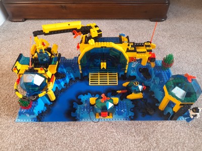 Vintage Lego Aquanauts Neptune Discovery Lab 6195 Sea Sprint 9 6125 65 00 Picclick Uk