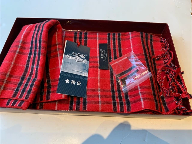 Mens Womens  Scarf Scarves Warm Winter Soft Tartan Check BNWT