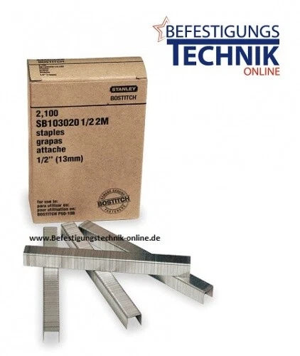 Bostitch Klammern SB10302015Z 15mm verzinkt für P51-10B-E KL-71 2,5M