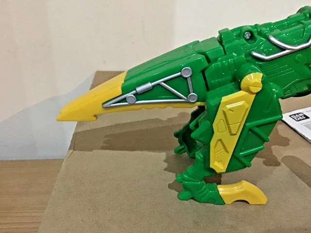 Dino Raptor Power Ranger POWER RANGERS DINO Charge Green Raptor Zord +Num 4 Velociraptor Charger ...