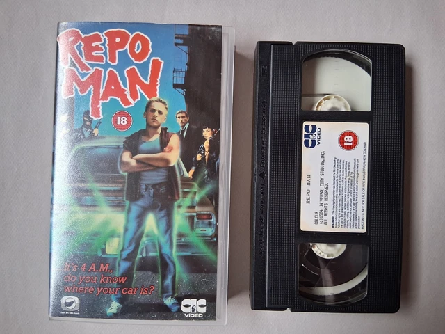 REPO MAN VHS Video - 1984 - vgc tested and working - Emilio Estevez £12 ...