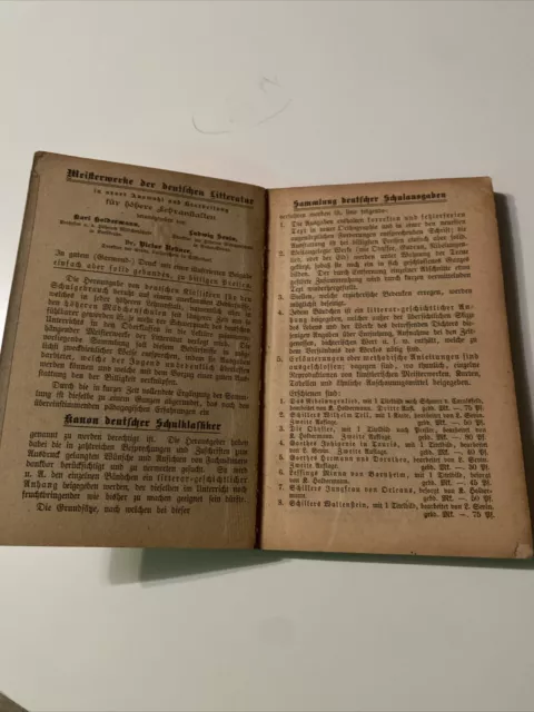 Altes Buch Meisterwerke der Deutschen Literatur 3