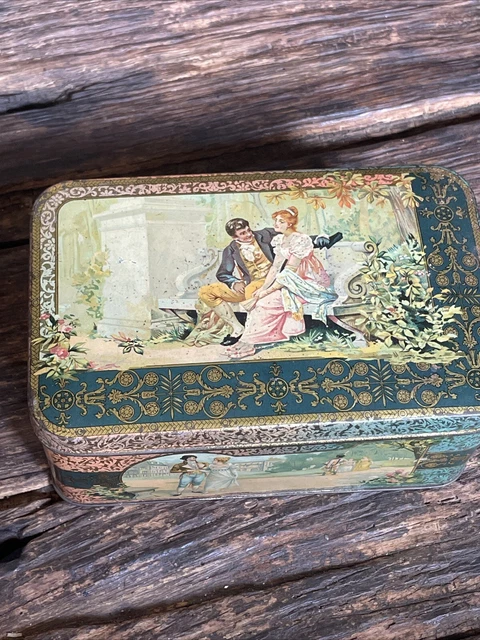 Boîte De Peinture Enfant Ancienne Licolette - Tôle Lithographiée - Vintage