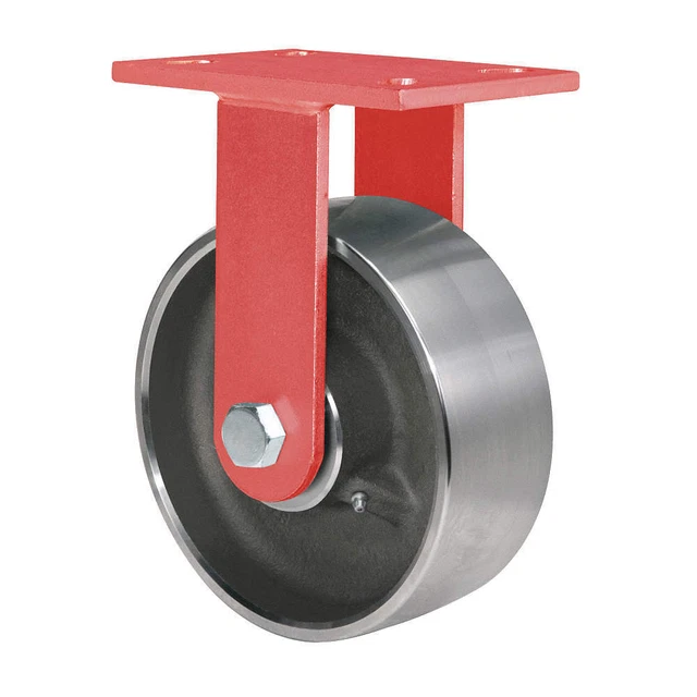 HAMILTON R-HS-6FSB Standard Plate Caster,Rigid,2500 lb.