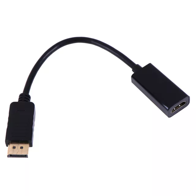 DP Display Port Male To HDMI Female Cable Converter Adapter U#DC 3