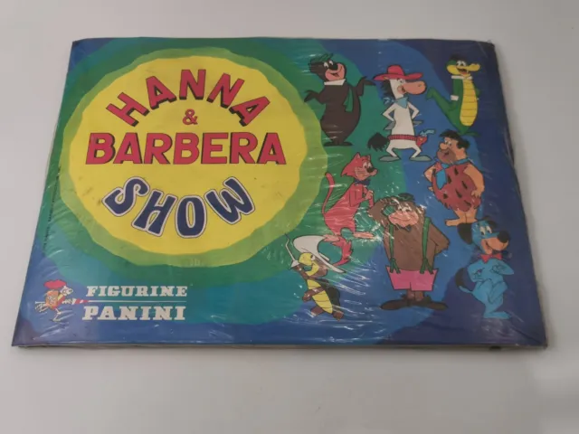 Album originale sigillato Panini + set completo figurine Hanna Barbera Show