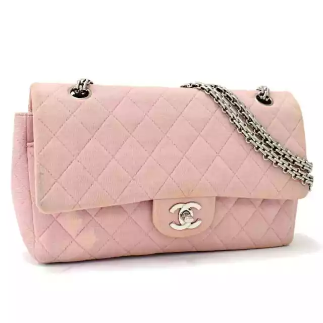 Buy [Used] Chanel Satin Matelasse Cocomark Chain Shoulder Bag