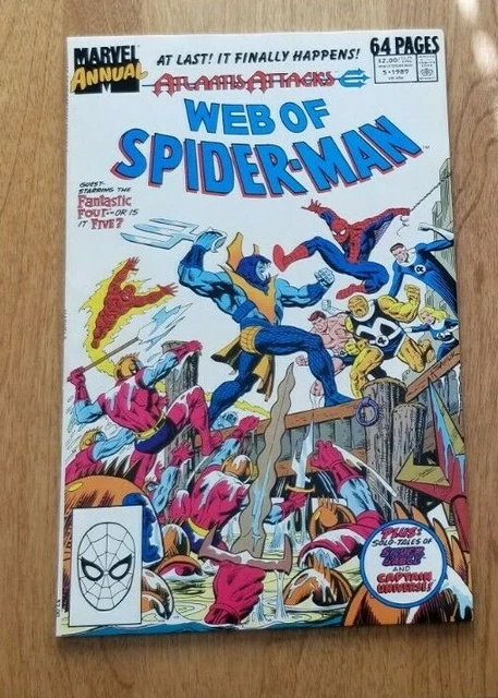Web of Spider-Man - Annual #5 - Atlantis Attacks - 1989 - 64 Pages