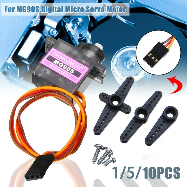 1/5/10X MG90S METAL Gear High Speed Micro Servo für RC PlaneHelicopter