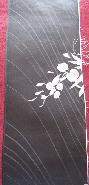 39"x7.5" Luxurious Artist Furisode Kimono Fabric Made in Japan 100% Silk D46