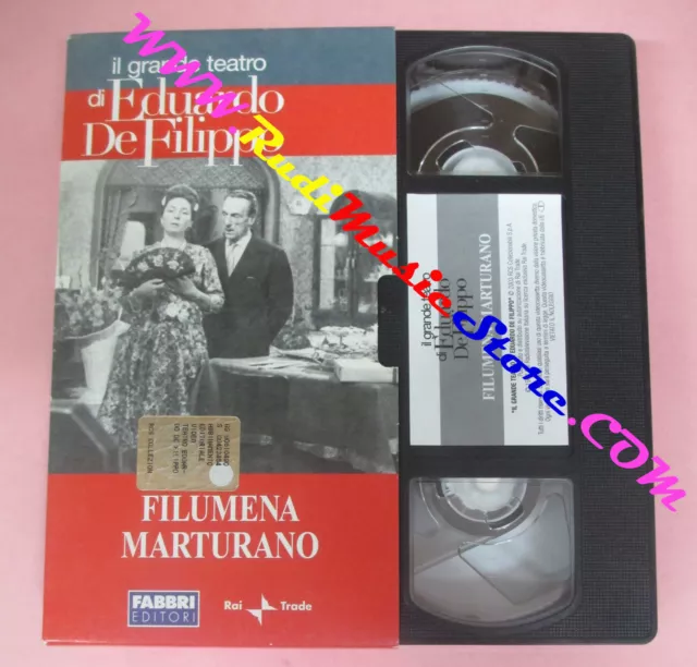 film*VHS FILUMENA MARTURANO teatro Eduardo De Filippo FABBRI VIDEO (F92*) no dvd