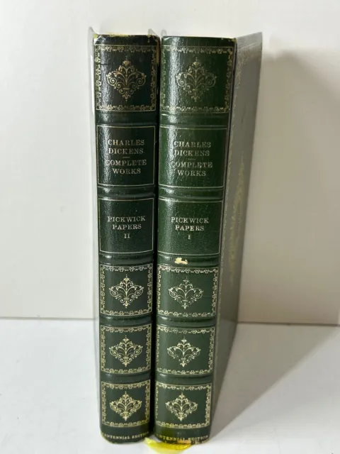 Charles Dickens Complete Works Pickwick Papers Volumes 1 and 2 (1967 Heron Books
