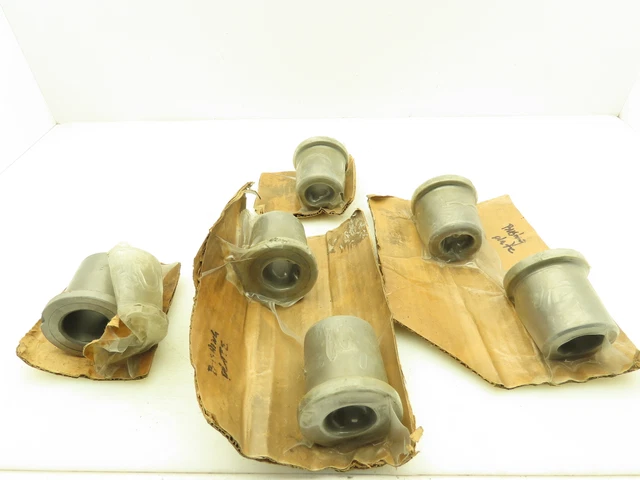 SC-150-S Shoulder Bushing Short Bronze Plated 1-1/2" ID 2 1/2"L Lot of 6