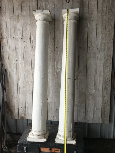 antique wooden porch columns 3