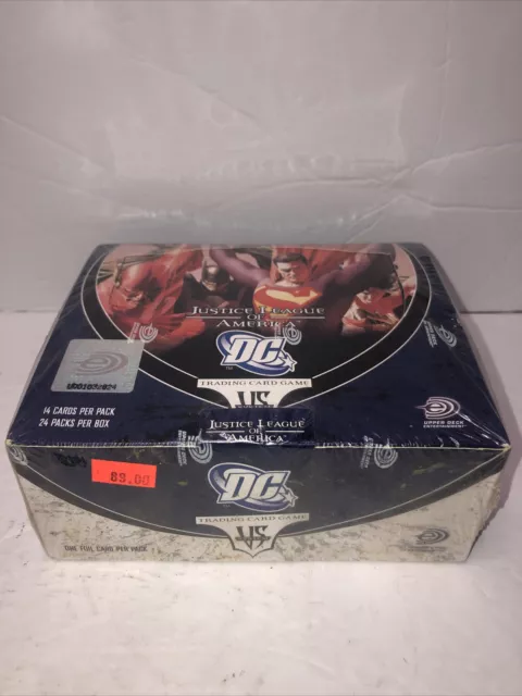 VS System DC Justice League Of America Trading Card Game TCG Booster Box Sealed