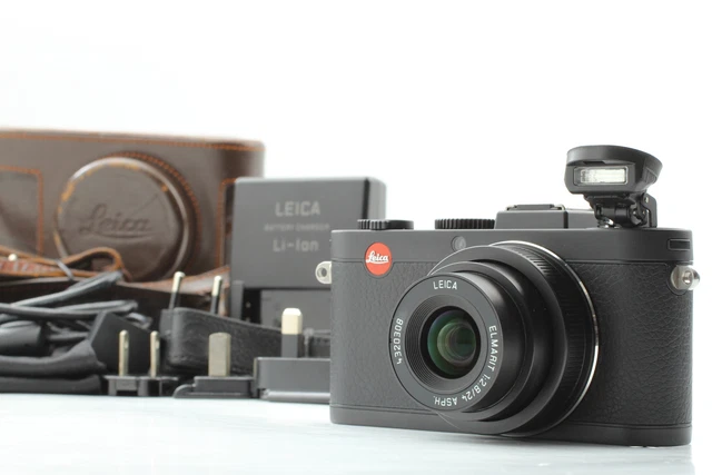 [Near MINT w/ Case] Leica X2 16.2 MP Compact Digital Camera Black From JAPAN