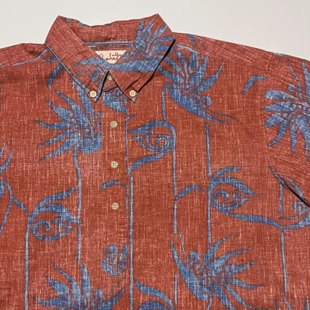 RARE REYN SPOONER MEDIUM Alfred Shaheen Bird of Paradise PULLOVER 