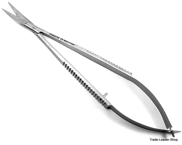 Castroviejo Shears Small 18 CM Curved Surgical Dental Seam NATRA 144C7