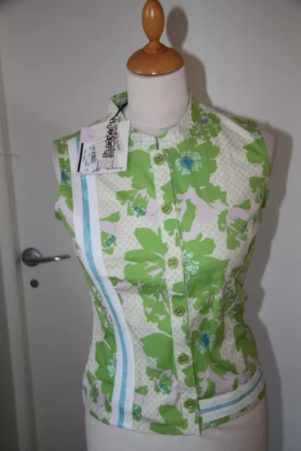 Original Chemise  BILLABONG "  Peonis  vert fleuris + paréo assorti  T : M neuf