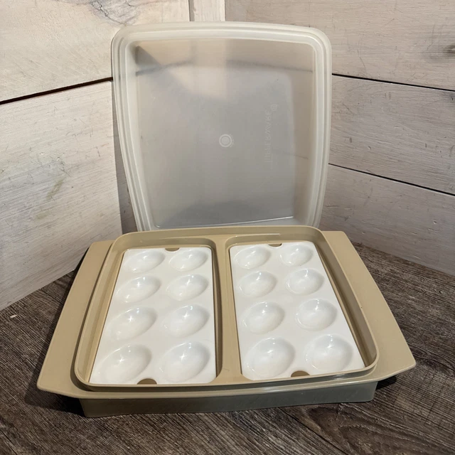 Emporte-pièces Vintage Tupperware – Pour œuf, Pancake, Etc., Blanc, Occasion