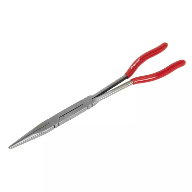 Sealey Needle Nose Pliers Double Joint Long Reach 335mm