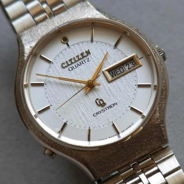 Vintage Citizen Cq Crystron Led Signal Watch