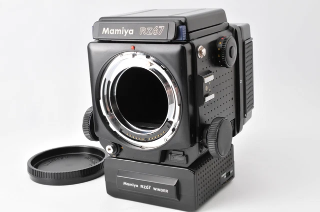 [Exc] Mamiya RZ67 Pro Medium Format Film Camera 120 Film Back Winder JAPAN #449