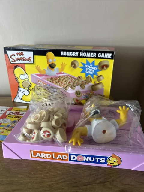 The Simpsons Hungry Homer Game By Winning Moves- Complete- See Description