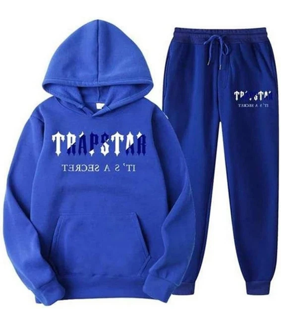 Set di Tuta da Uomo Trapstar London di Marca alla Moda, Giacca con Cappuccio