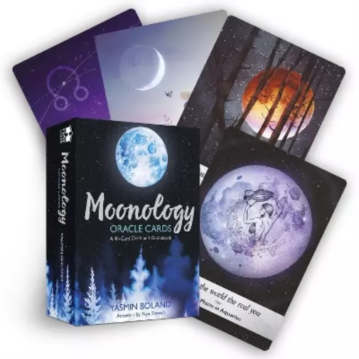 Yasmin Boland Moonology Oracle Cards: A 44-Card Deck And Guidebook ACC NEU