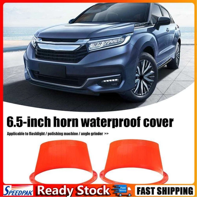 2pcs 6.5 inch Car Audio Refit Speaker Ring Ultra-thin Waterproof Cover Protector